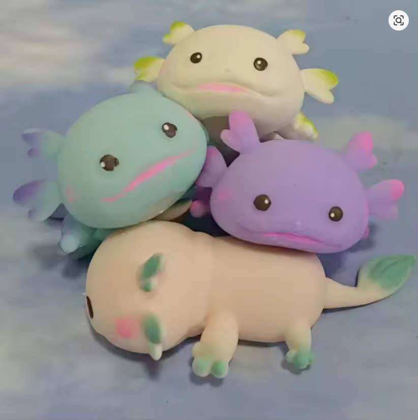 Realistic Axolotl Squishy