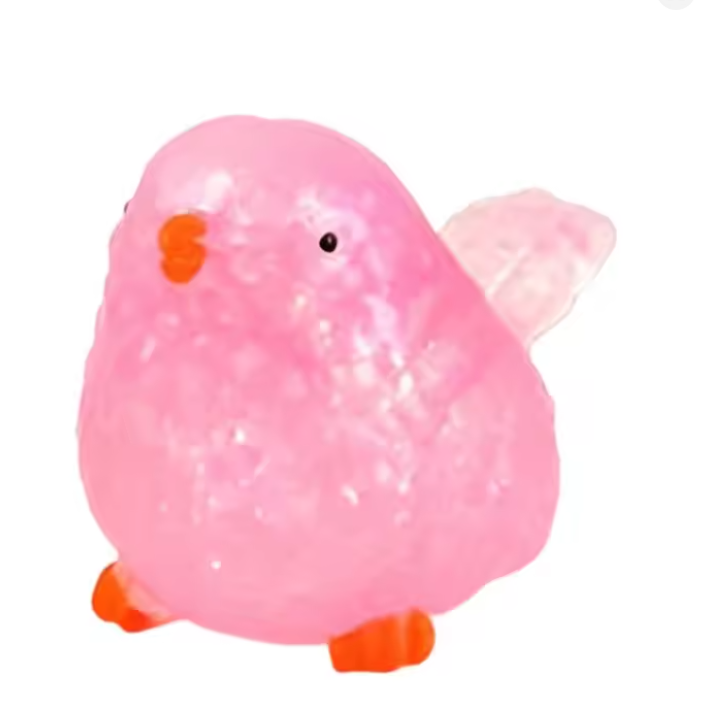 Glitter Bird Squishies