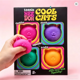Cute Cat Face Squishy Pack (4 Pack)