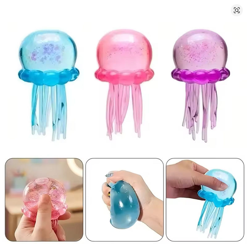 Glitter Jellyfish Squishies