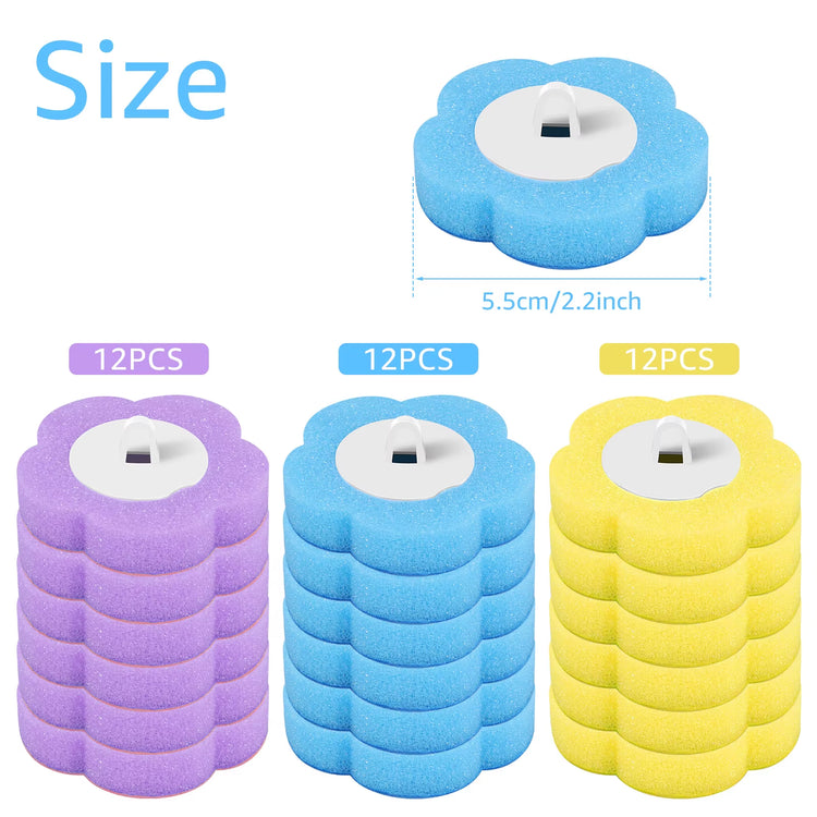 Throne Mate refill heads in sea, lavender and lemon scents