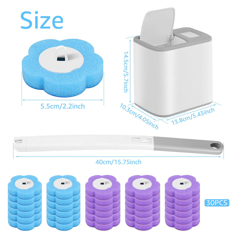 Throne Mate Wall-Mount Kit in grey with 30 heads